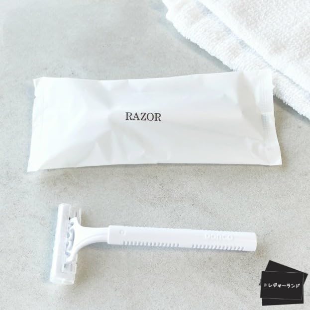 業務用 使い捨てカミソリ 800本 ホワイト 2枚刃 ホテルアメニティ 未使用 Amazon.co.jp: Razor カミソリ 使い捨て 業務用（RA二枚刃）アメニティ